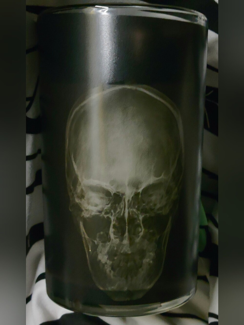 Skull Color-Changing Candle. Holidays, Halloween, Goth